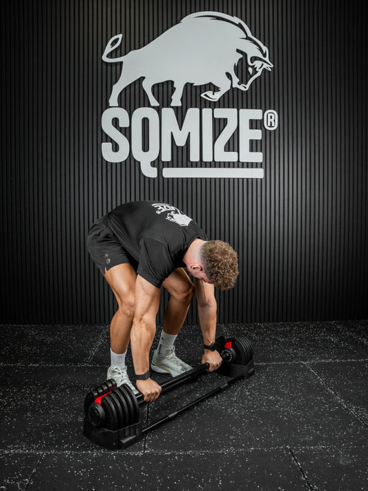 Adjustable dumbbell & barbell set SQMIZE® AJDB41