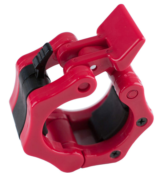 Barbell Sluiting - JAW klem - 50 mm SQMIZE® OC10C Rood (per paar)