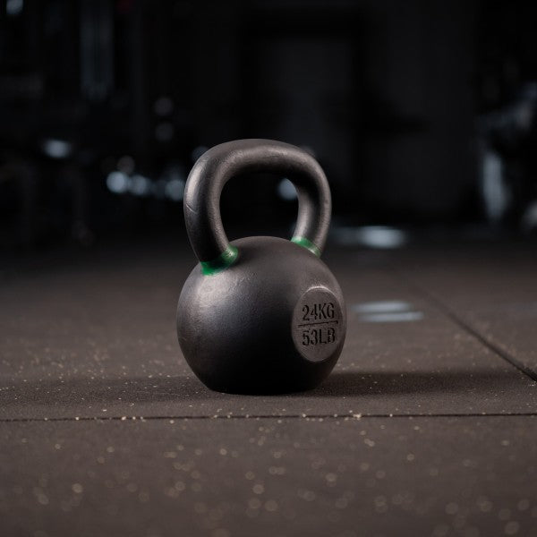 Black kettlebell SQMIZE® BFK104 SET 104 kg