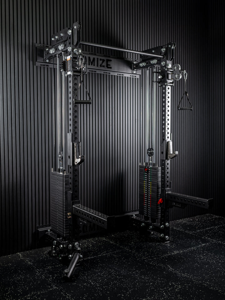 Functional wall twin tower SQMIZE® ELITE CLUB SQ-S755-120, hoogte 204 cm