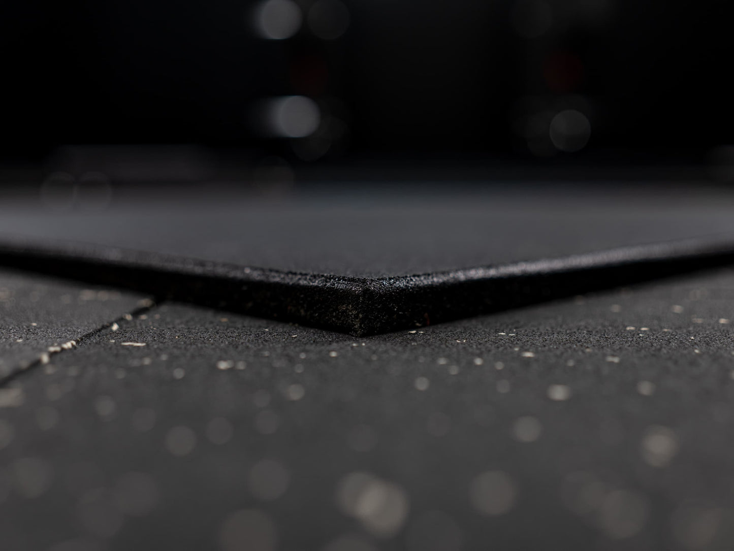 Gym Rubber Mat SQMIZE® GRMB100-20, 20 mm – volledig zwart