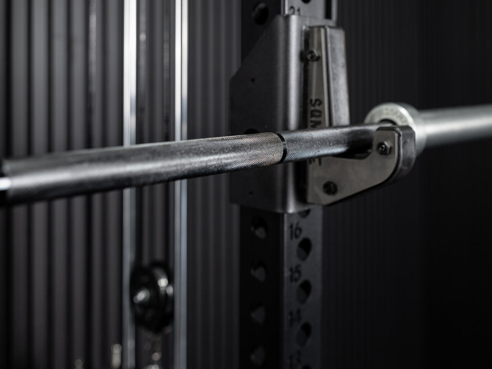 CrCN Carbon-Chrome Black Weightlifting Barbell 20 kg SQMIZE® POWER PACK OB86WL-XE