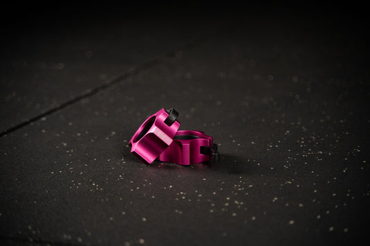 Barbell Sluiting - JAW klem - 50 mm SQMIZE® OC16 Elite Aluminium Roze - SQMIZE Nederland