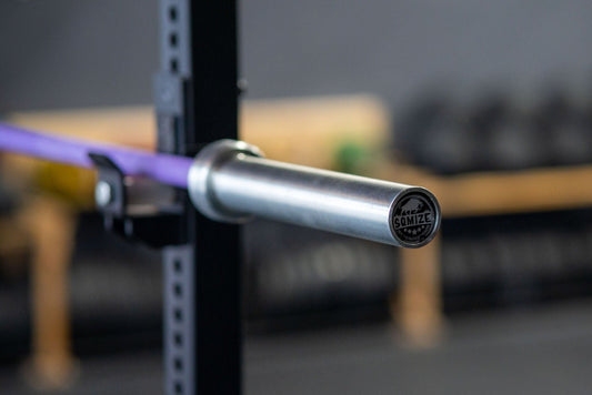 Olympia Barbell SQMIZE® ELITE CLUB OB79CRw-ES Ceramic Purple (15kg) - SQMIZE Nederland