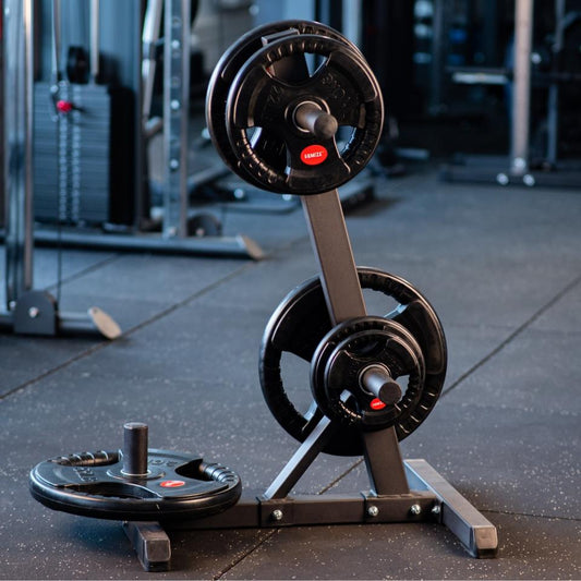 Olympic Classic Rubber Plate Barbellset SQMIZE® DB330R-3, 140 kg - SQMIZE Nederland