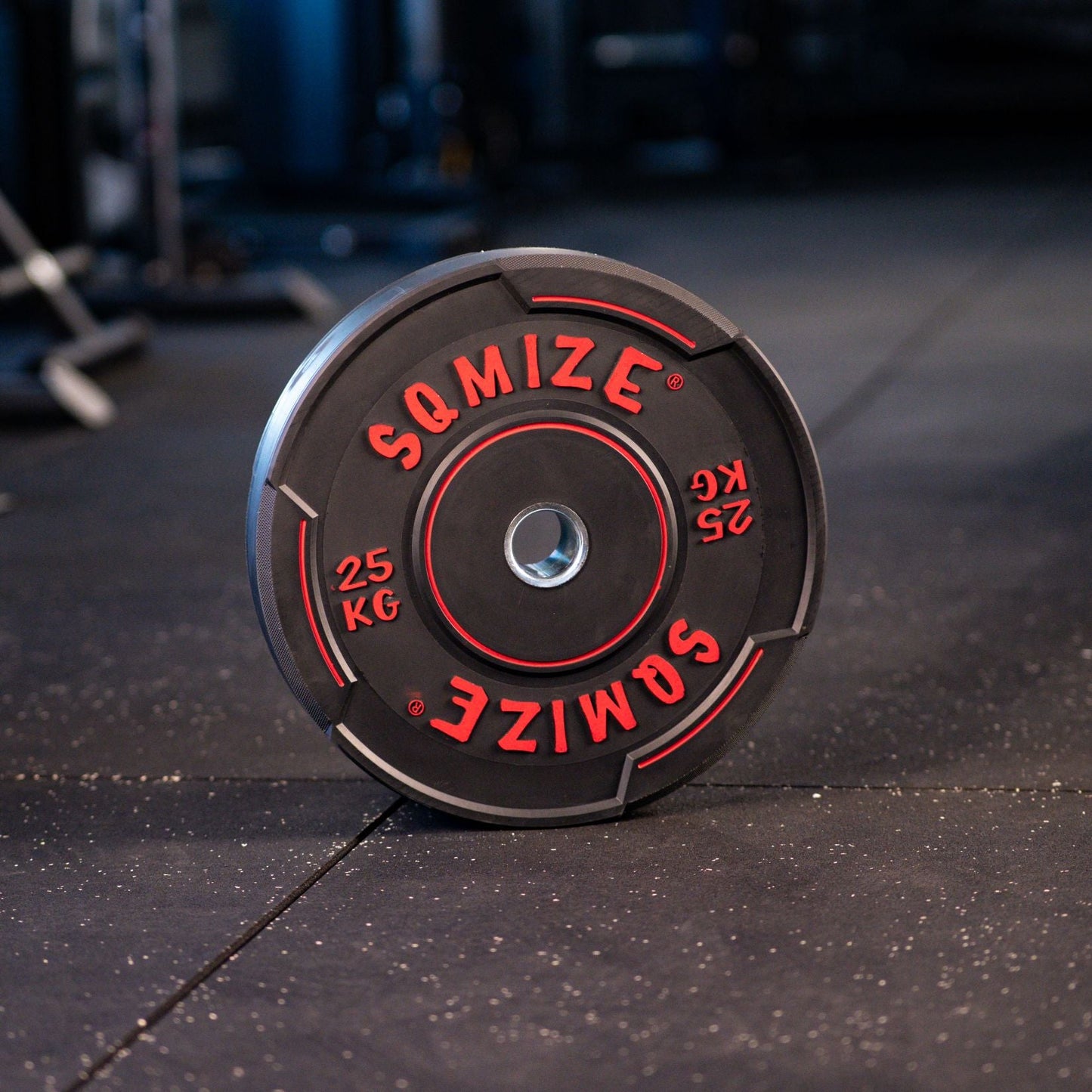Premium Bison Black Bumper Plate SQMIZE® V-BBP25, 25KG - SQMIZE Nederland