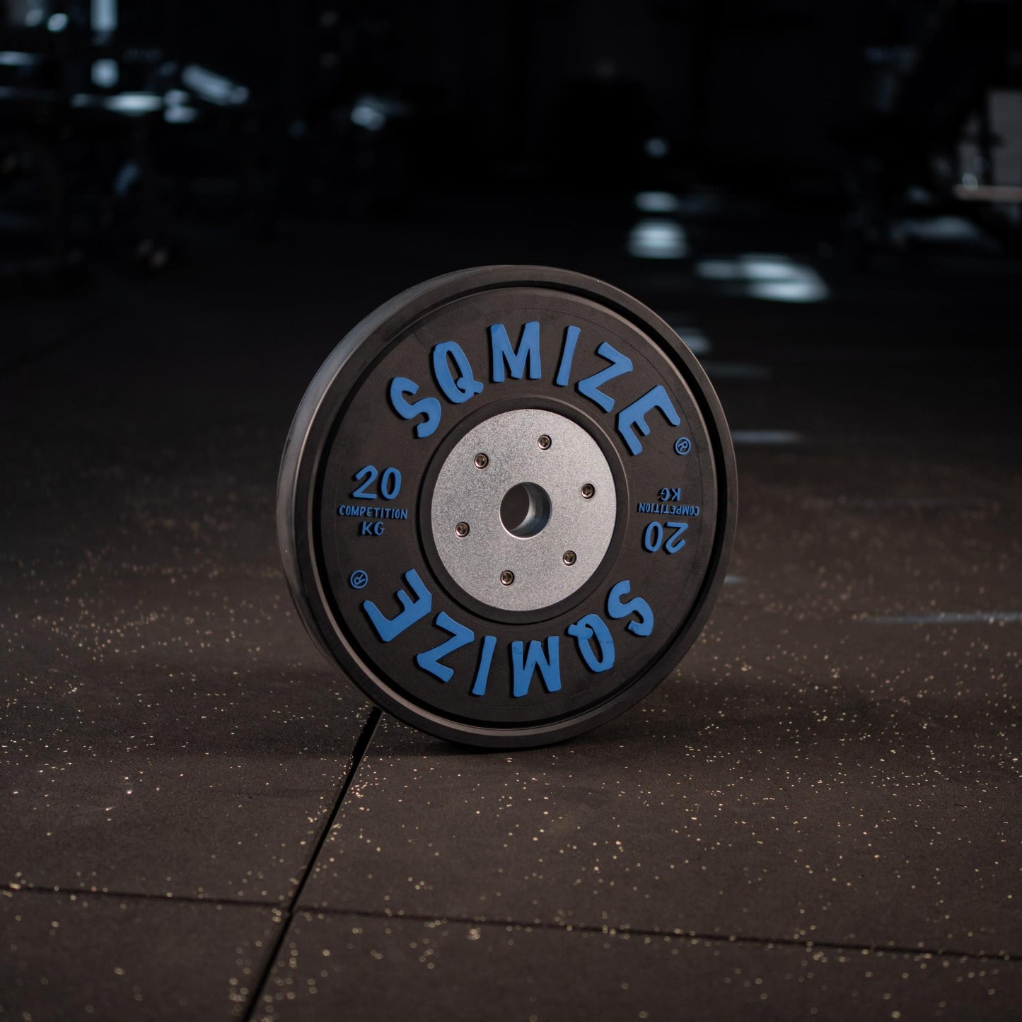 Premium Bison Black Competition Bumper Plate SQMIZE® V-CompBP20 - SQMIZE Nederland