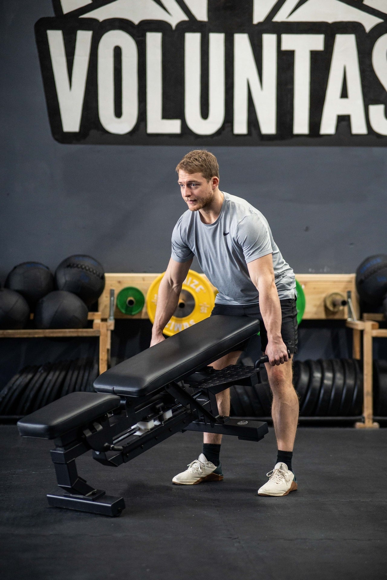Trainingsbank SQMIZE® ELITE CLUB SQ-R660 met Spotterstands - SQMIZE Nederland