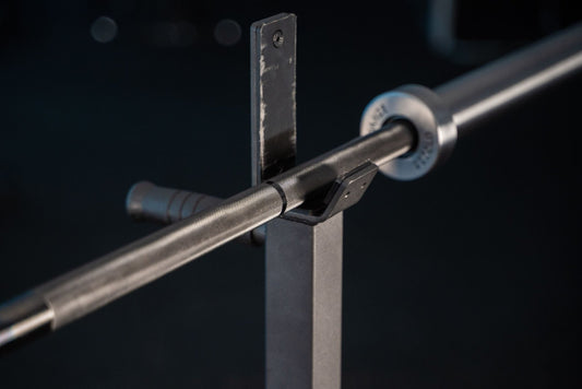 Wedstrijdtraining Barbell SQMIZE® PREMIUM BISON OB86WL-T Titanium Black (20kg) - SQMIZE Nederland