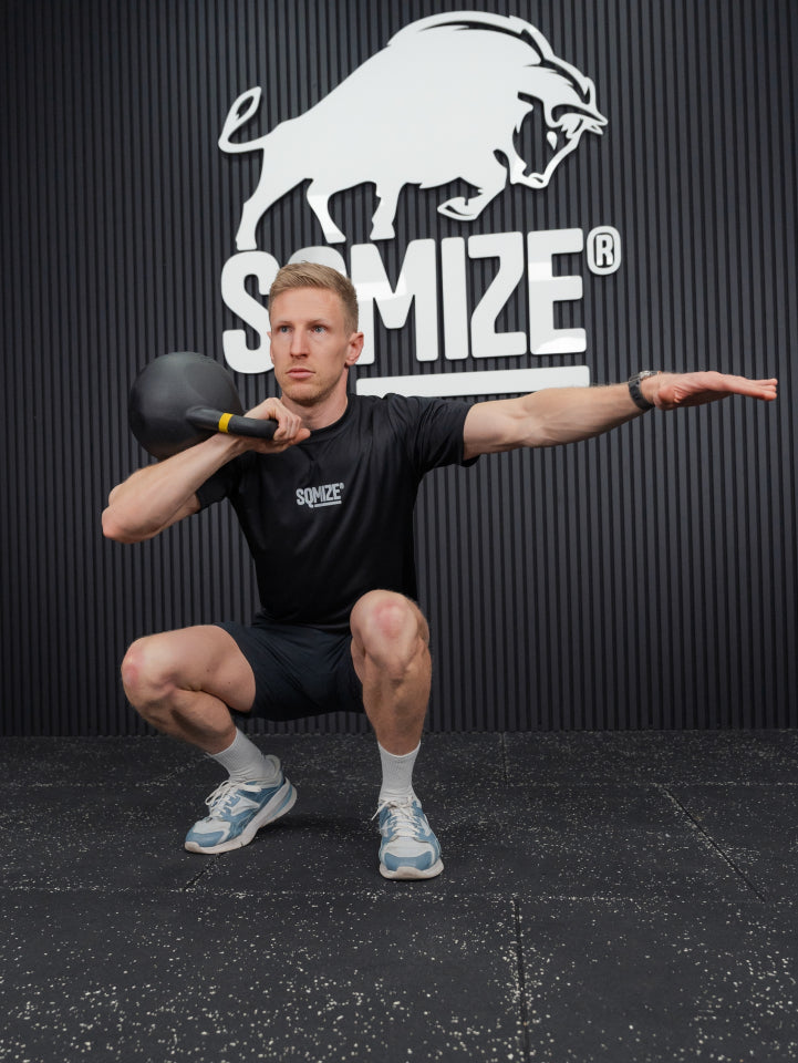 Black Competition Kettlebell SQMIZE® BCK16, 16 kg