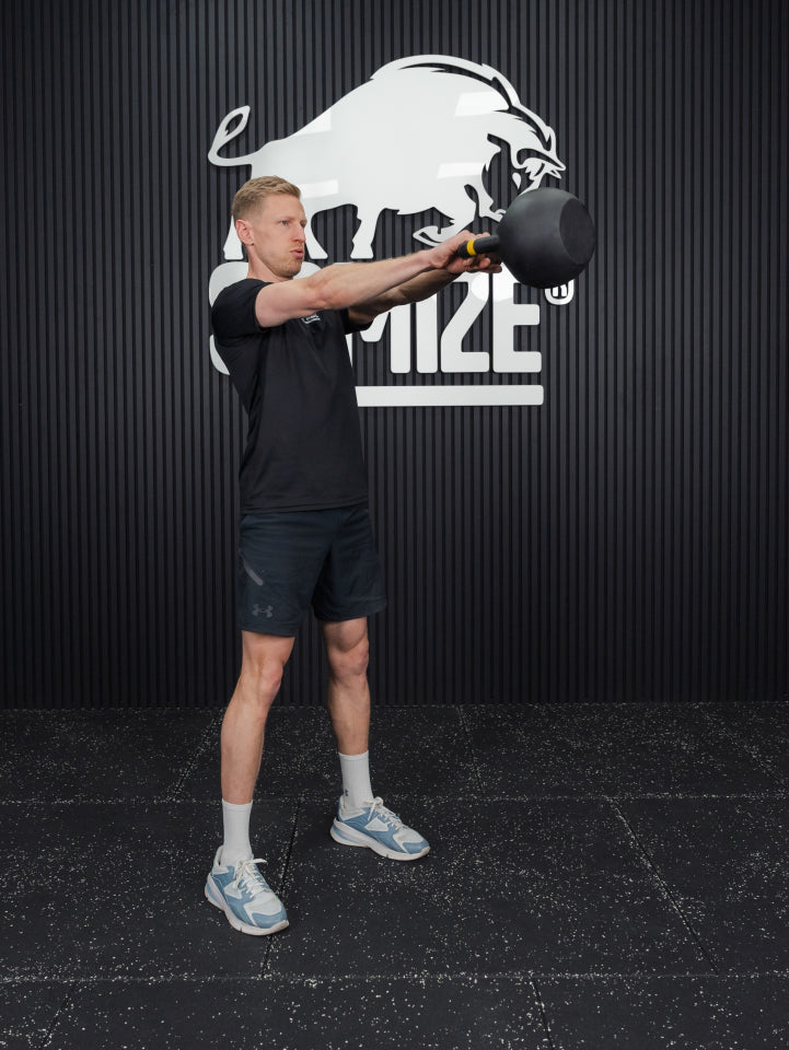 Black Competition Kettlebell SQMIZE® BCK16, 16 kg