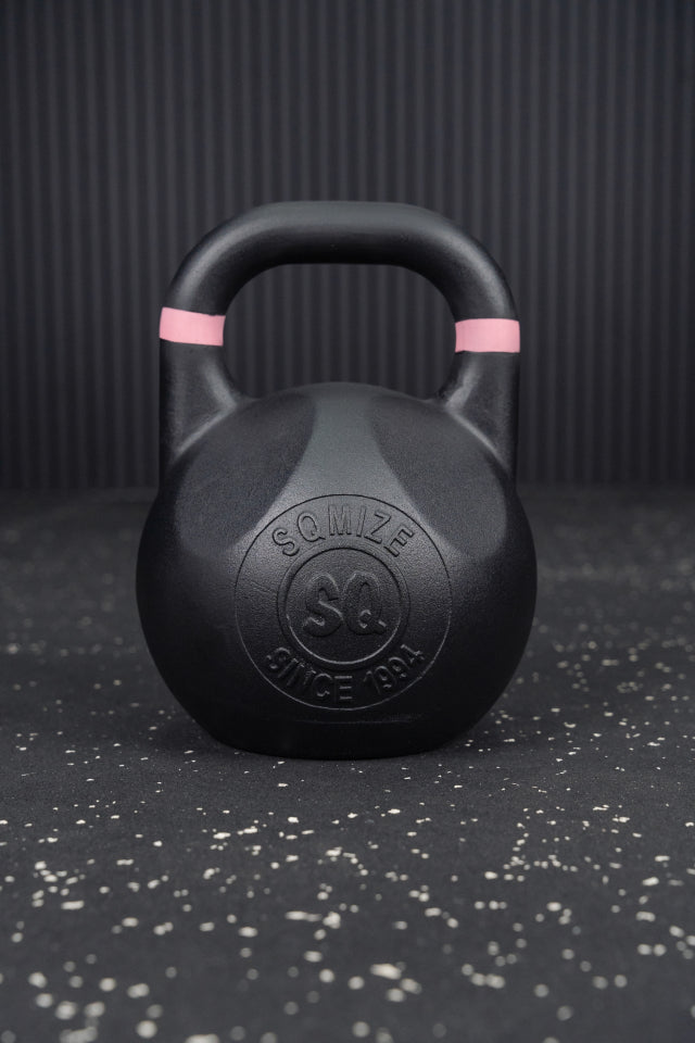 Black competition kettlebell SQMIZE® BCK8, 8 kg