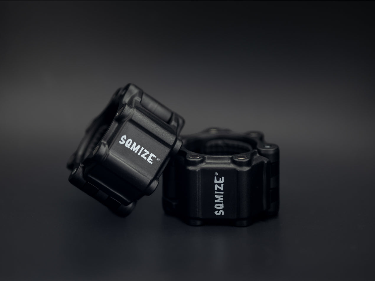 Barbell sluiting - JAW klem - 50 mm SQMIZE® OC11 magnetic black(per paar)