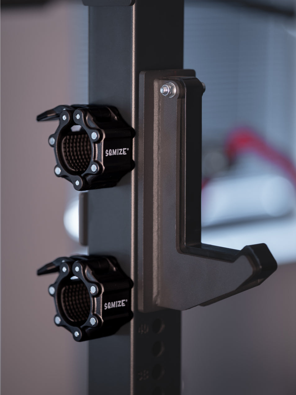 Barbell sluiting - JAW klem - 50 mm SQMIZE® OC11 magnetic black(per paar)