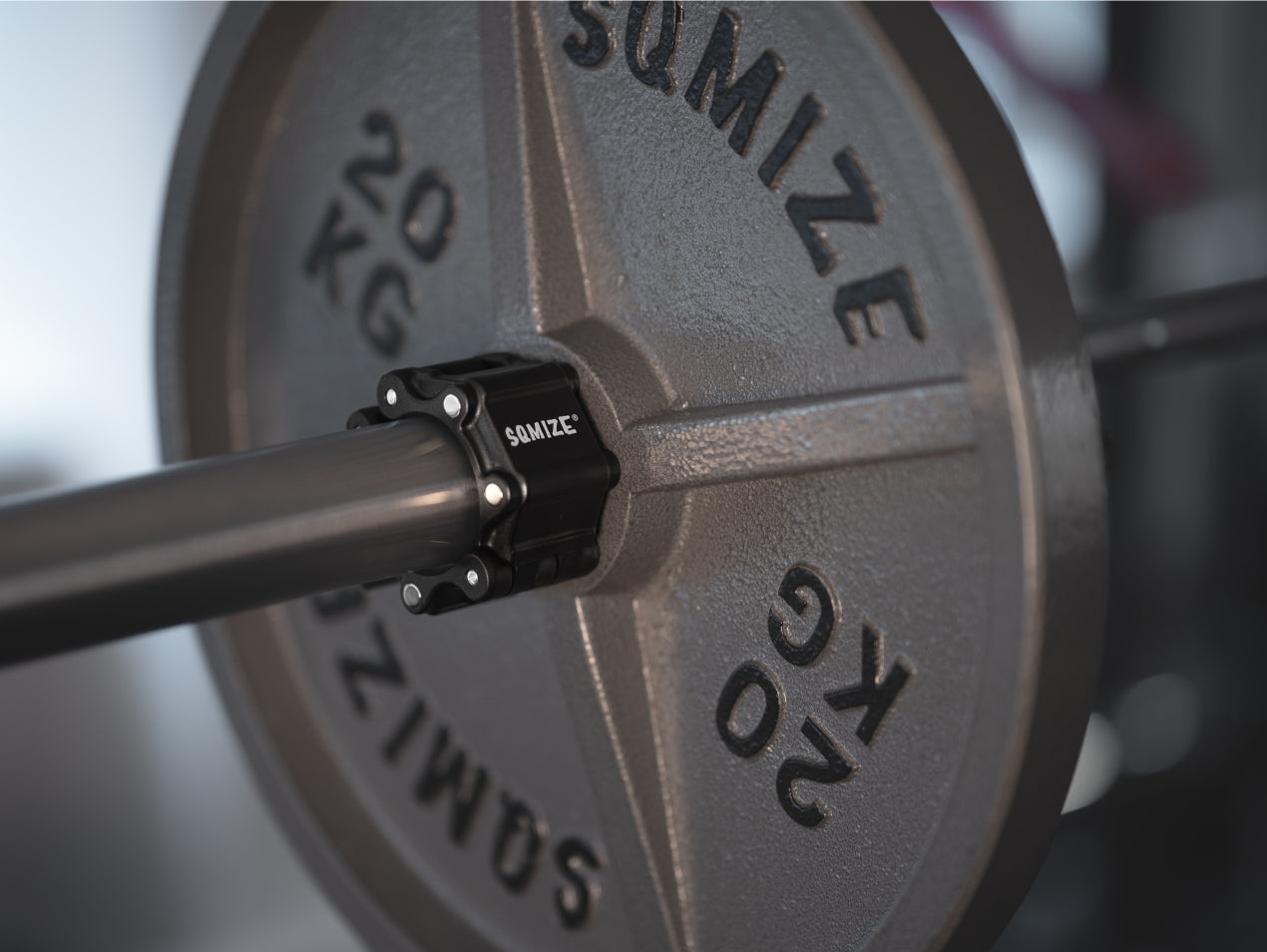 Barbell sluiting - JAW klem - 50 mm SQMIZE® OC11 magnetic black(per paar)