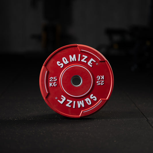 Premium Bison Colored Bumper Plate SQMIZE® V-CBP25, 25 kg