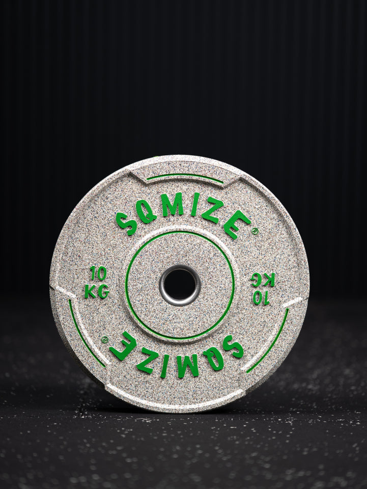 Premium Bison high-tempered bumper plate SQMIZE® V-CRNW10