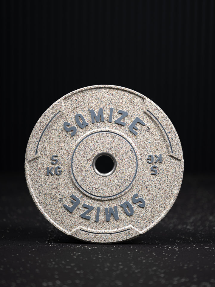 Premium Bison high-tempered bumper plate set SQMIZE® V-CRNW100