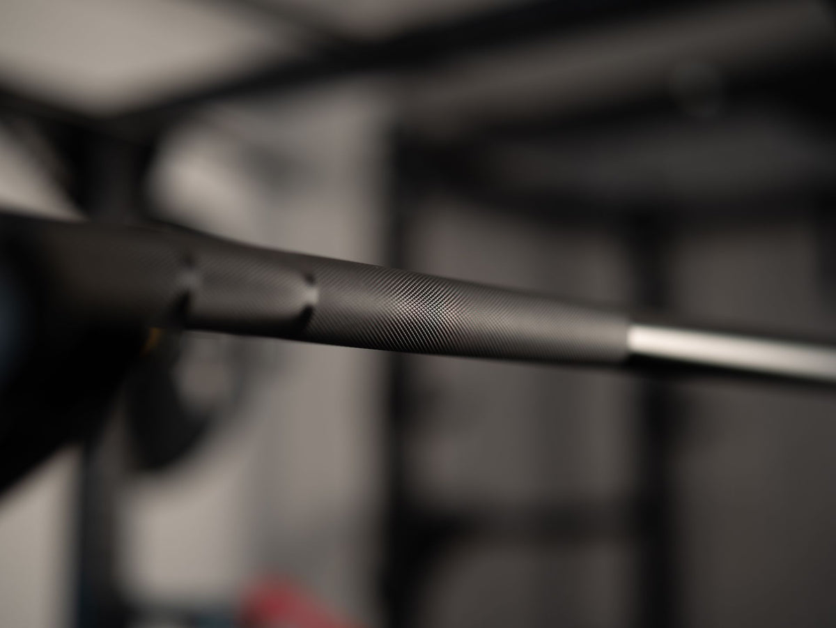 Rackable short barbell 180 cm SQMIZE® Elite Club OB70C Black Hard Chrome