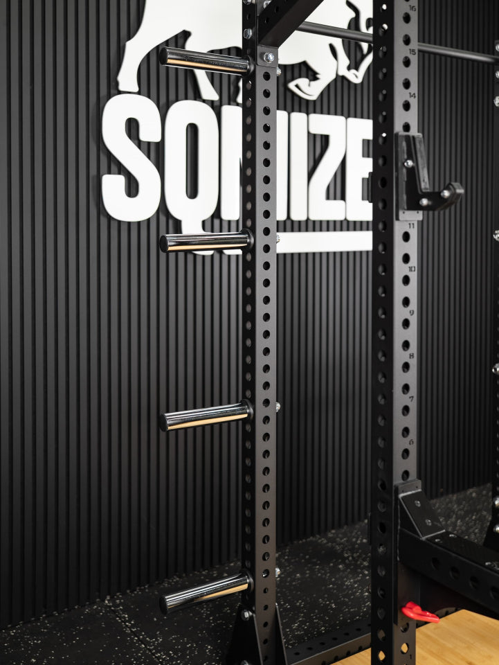 SQMIZE ELITE CLUB SQ-R334 half rack met weightlifting platform , hoogte 235 cm