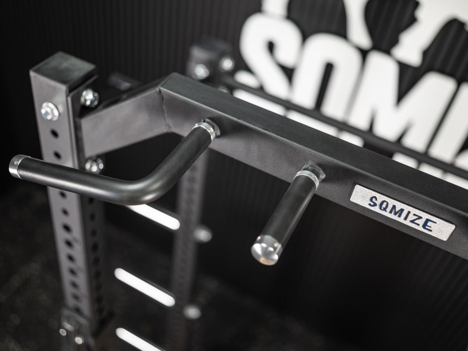 SQMIZE ELITE CLUB SQ-R334 half rack met weightlifting platform , hoogte 235 cm