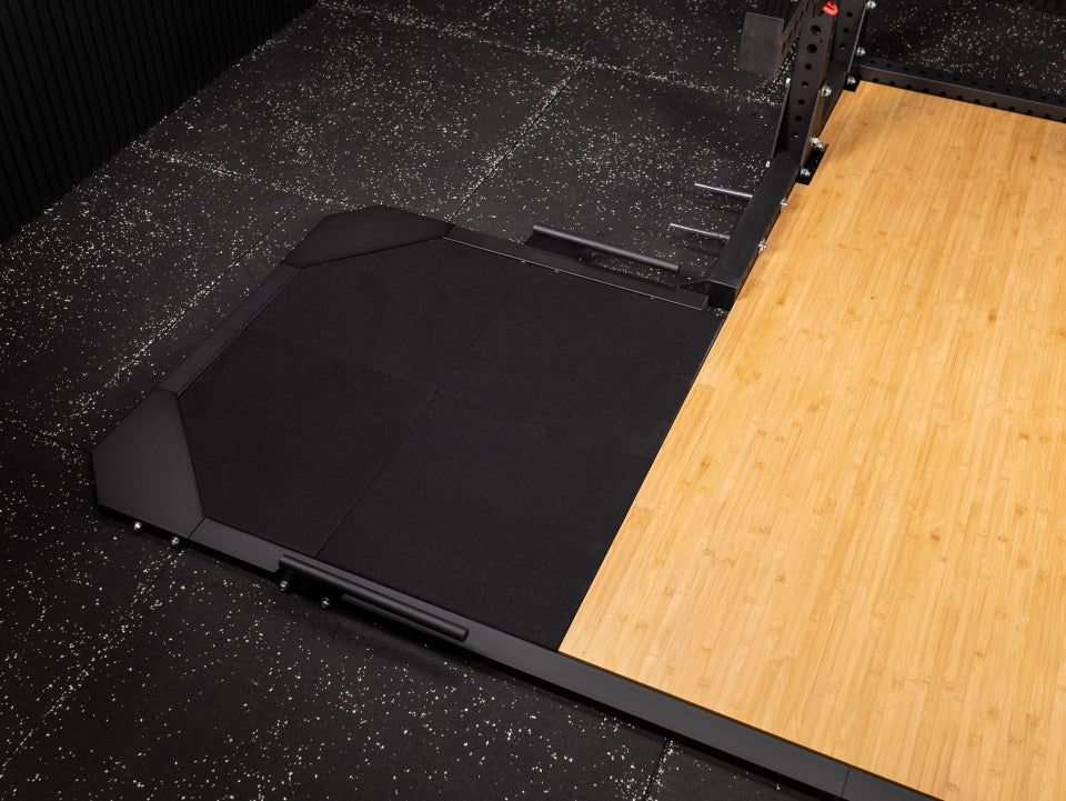 SQMIZE ELITE CLUB SQ-R334 half rack met weightlifting platform , hoogte 235 cm