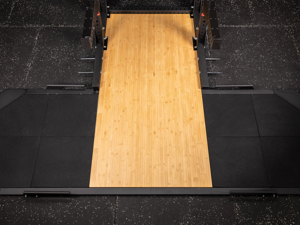 SQMIZE ELITE CLUB SQ-R334 half rack met weightlifting platform , hoogte 235 cm