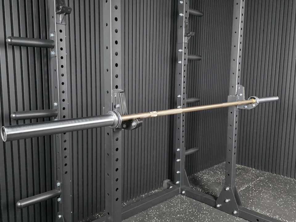 Cerakote® FX Silver Hybrid Barbell 20 kg SQMIZE® Premium Bison OB86CRM-DG