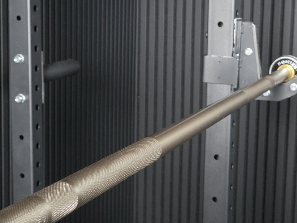 Cerakote® FX Silver Hybrid Barbell 20 kg SQMIZE® Premium Bison OB86CRM-DG