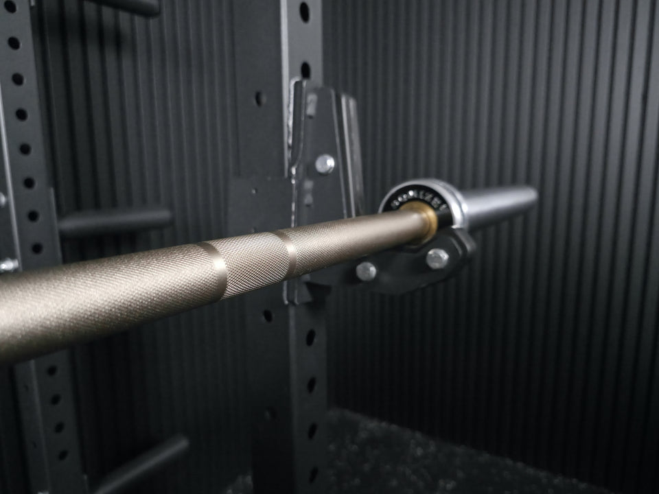 Cerakote® FX Silver Hybrid Barbell 20 kg SQMIZE® Premium Bison OB86CRM-DG