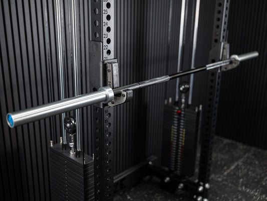 CrCN Carbon-Chrome Black Weightlifting Barbell 20 kg SQMIZE® POWER PACK OB86WL-XE