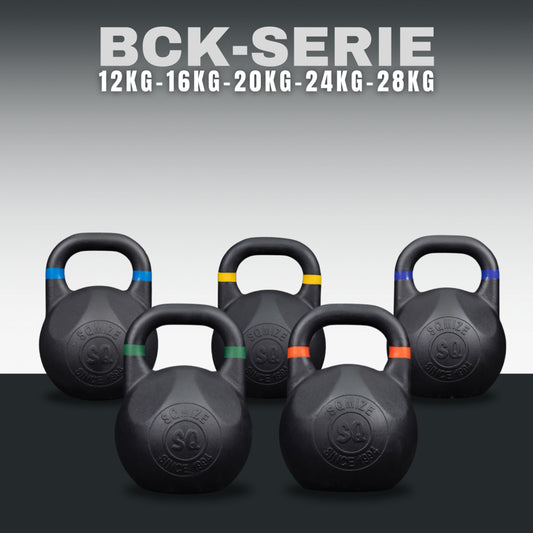 SQMIZE® BCK100 competition kettlebell set – 100 kg