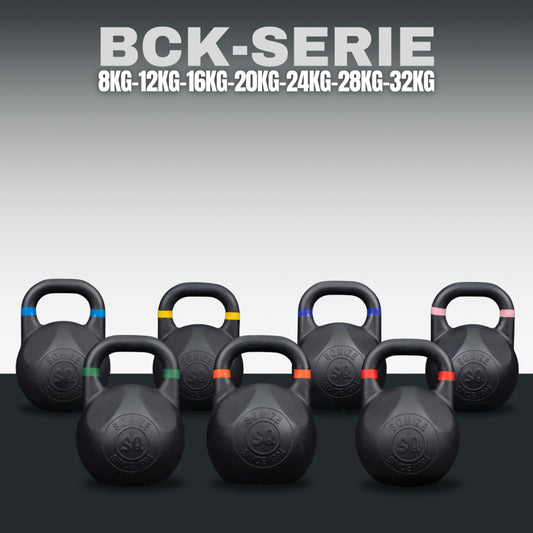 SQMIZE® BCK140 competition kettlebell set – 140 kg