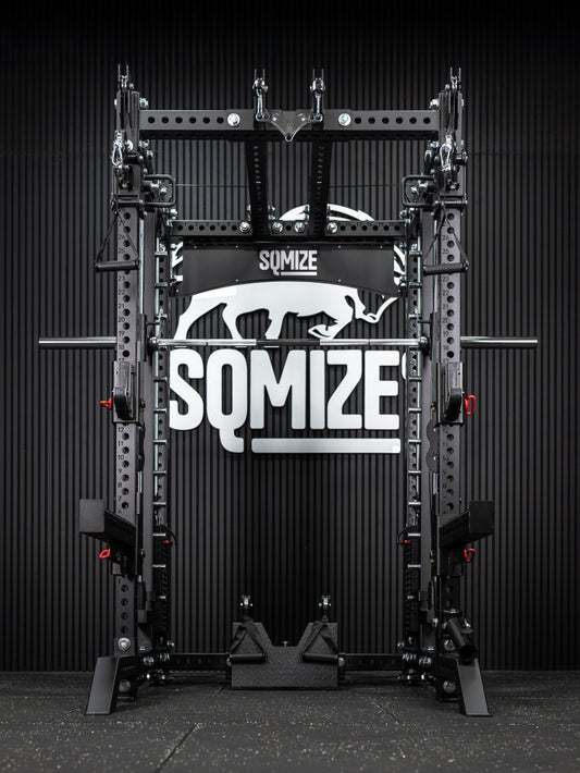 Super Tri Power Rack Gym SQMIZE® PREMIUM BISON SQ-S900RSR