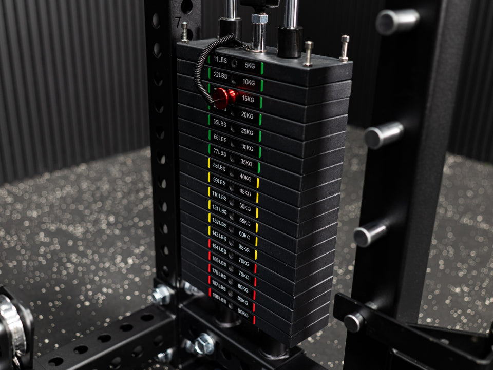 Super Tri Power Rack Gym SQMIZE® PREMIUM BISON SQ-S900RSR