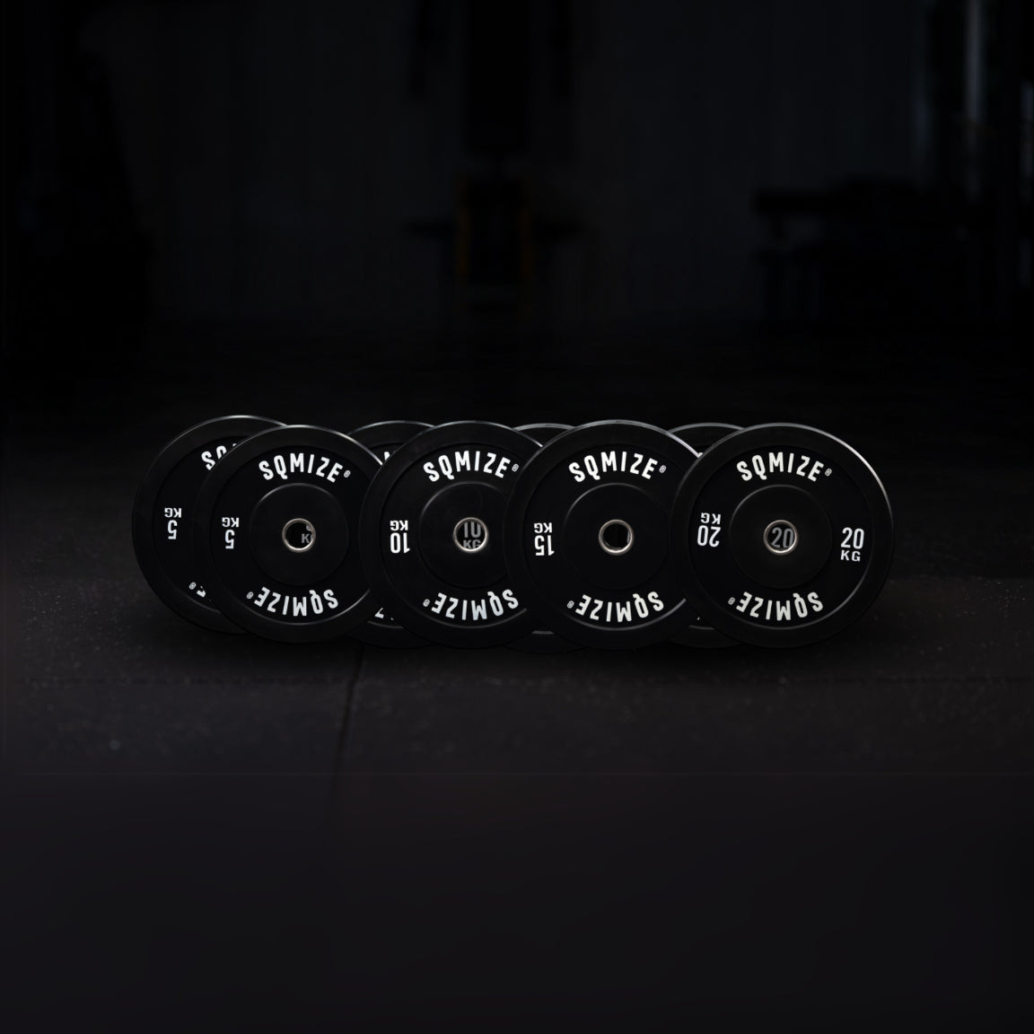 Training bumper plate set SQMIZE® BBP-XS100 , 100kg