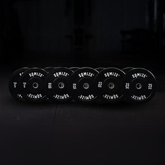 Training bumper plate set SQMIZE® BBP-XS150 , 150 kg