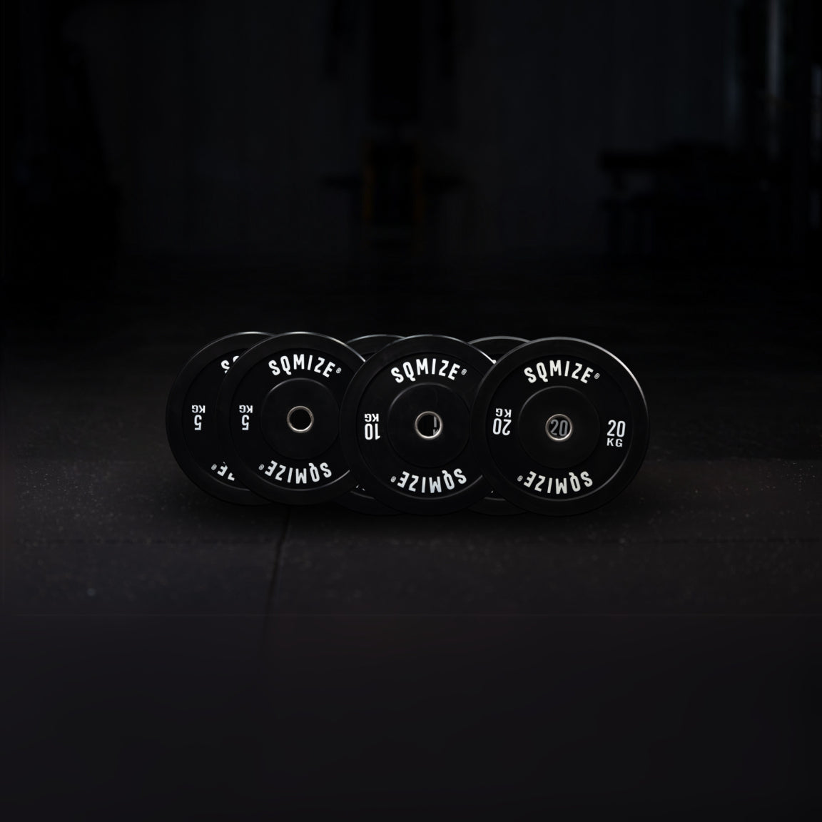 Training bumper plate set SQMIZE® BBP-XS70 , 70KG