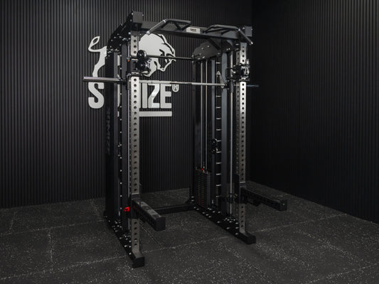 Tri-Power Gym All-in-One krachtstation SQMIZE® PREMIUM BISON SQ-S981-90 – 226 cm