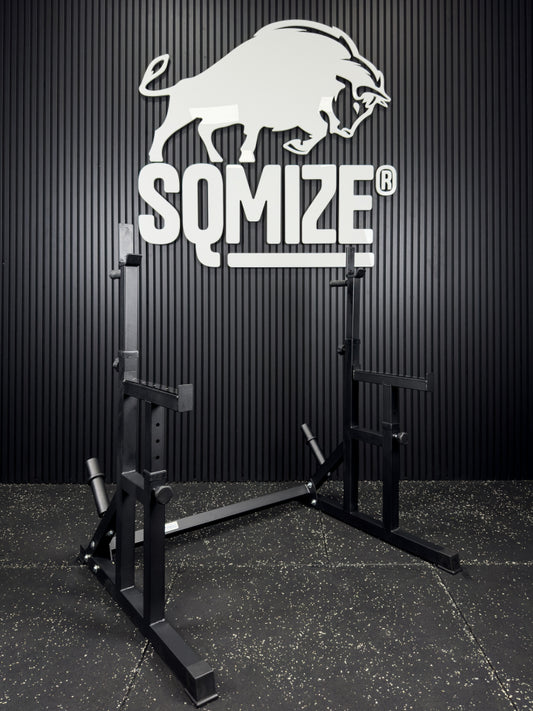 Verstelbaar squat- en benchrack SQMIZE® POWER PACK SR990 – 300 kg
