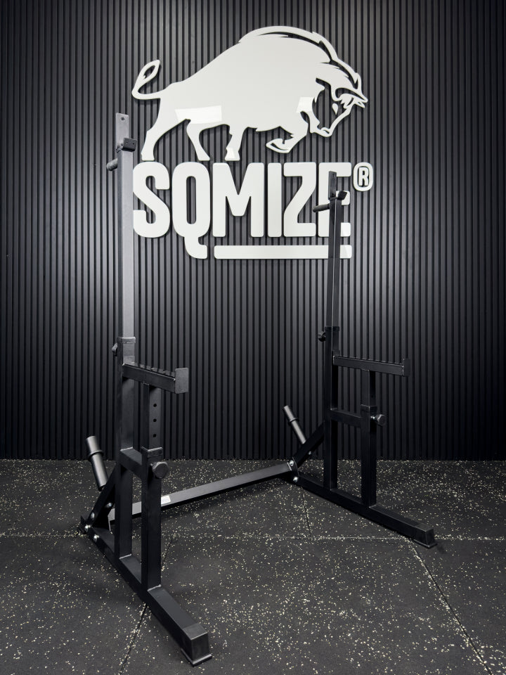 Verstelbaar squat- en benchrack SQMIZE® POWER PACK SR990 – 300 kg