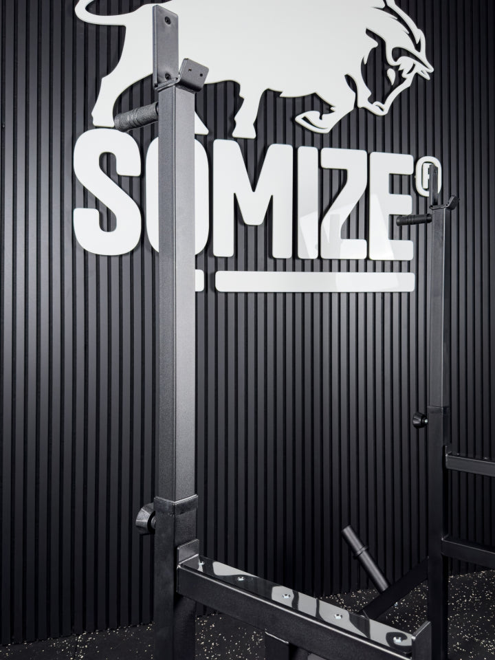 Verstelbaar squat- en benchrack SQMIZE® POWER PACK SR990 – 300 kg