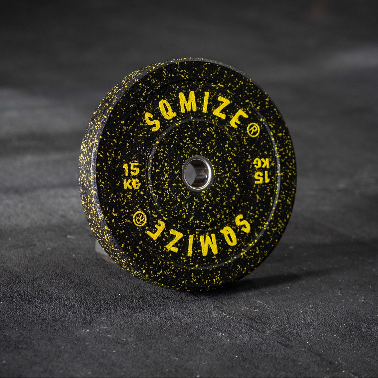 High-Tempered Bumper Plate SQMIZE® CRBP-C15 Training Color, 15 kg - SQMIZE Nederland