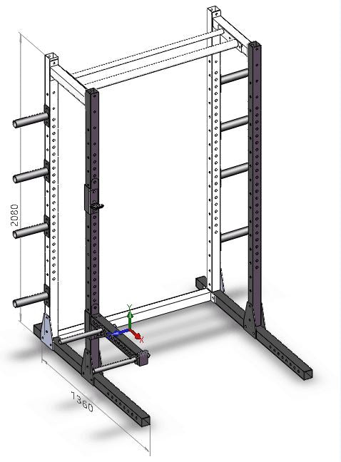 Plate Storage Half Rack SQMIZE® SQ580PS - SQMIZE Nederland