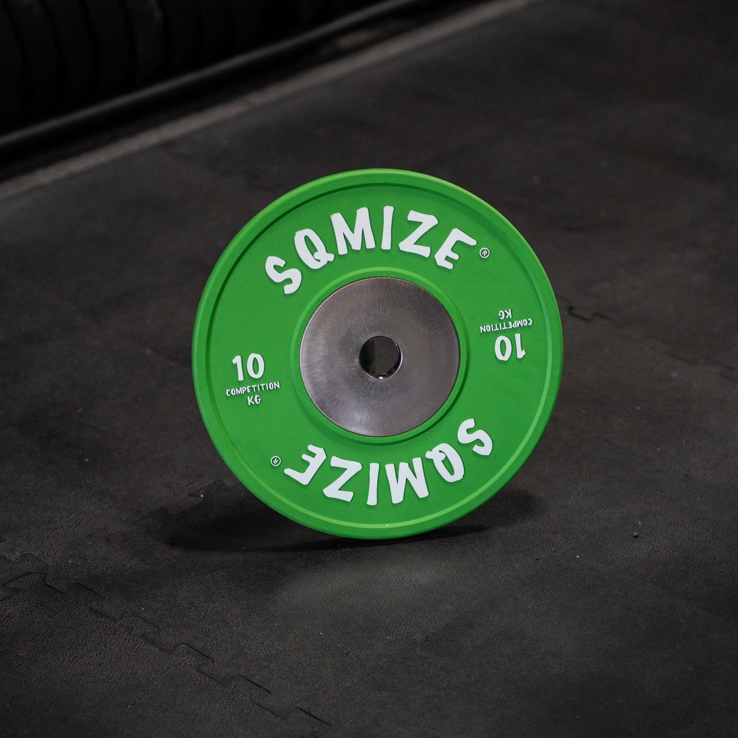 Premium Bison Competition Bumper Plate Met Barbell Set SQMIZE® CompBS90X, 110 kg - SQMIZE Nederland