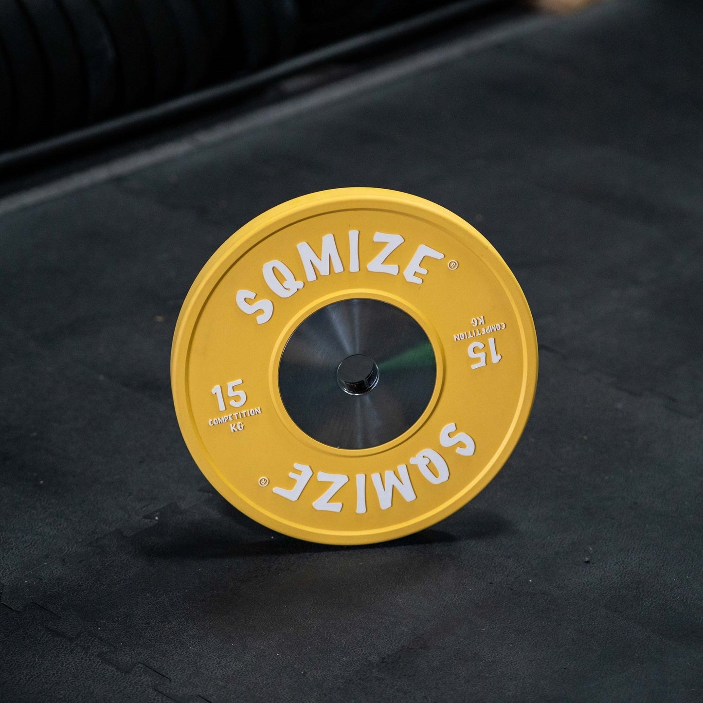 Premium Bison Competition Bumper Plate Met Barbell Set SQMIZE® CompBS90X, 110 kg - SQMIZE Nederland