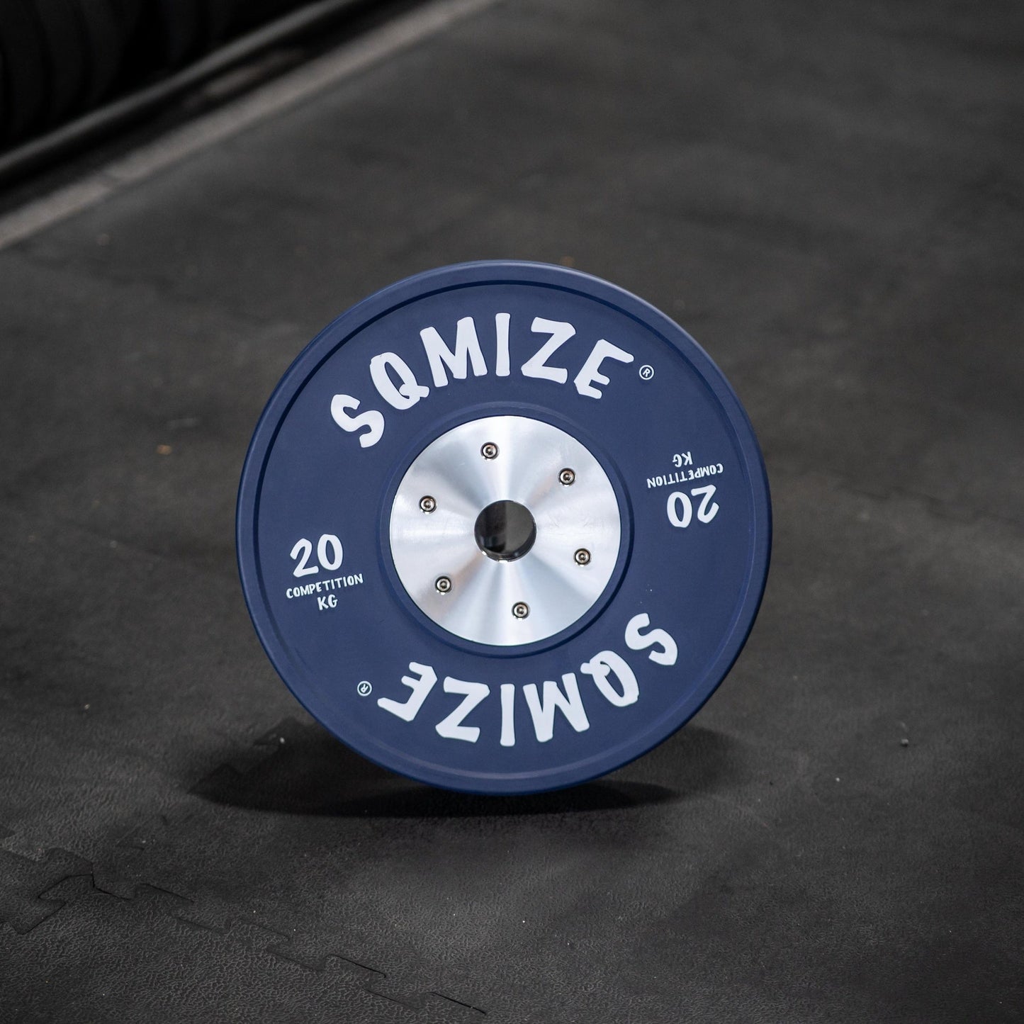 Premium Bison Competition Bumper Plate Met Barbell Set SQMIZE® CompBS90X, 110 kg - SQMIZE Nederland