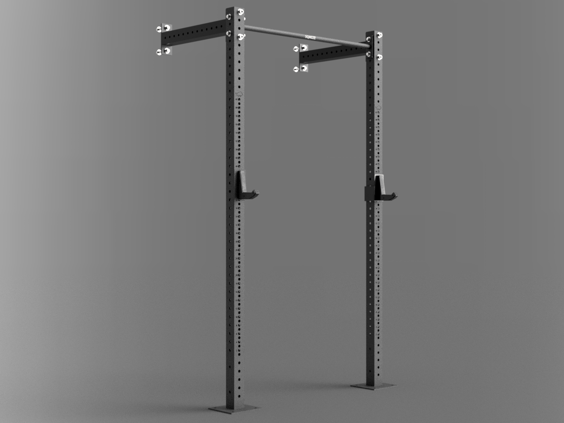 Wall-Mounted Power Rack Configurator SQMIZE® PREMIUM BISON - SQMIZE Nederland