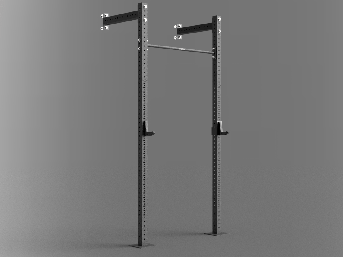 Wall-Mounted Power Rack Configurator SQMIZE® PREMIUM BISON - SQMIZE Nederland