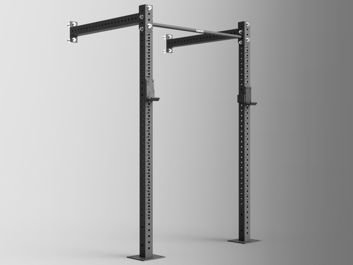 Wall-Mounted Power Rack Configurator SQMIZE® PREMIUM BISON - SQMIZE Nederland